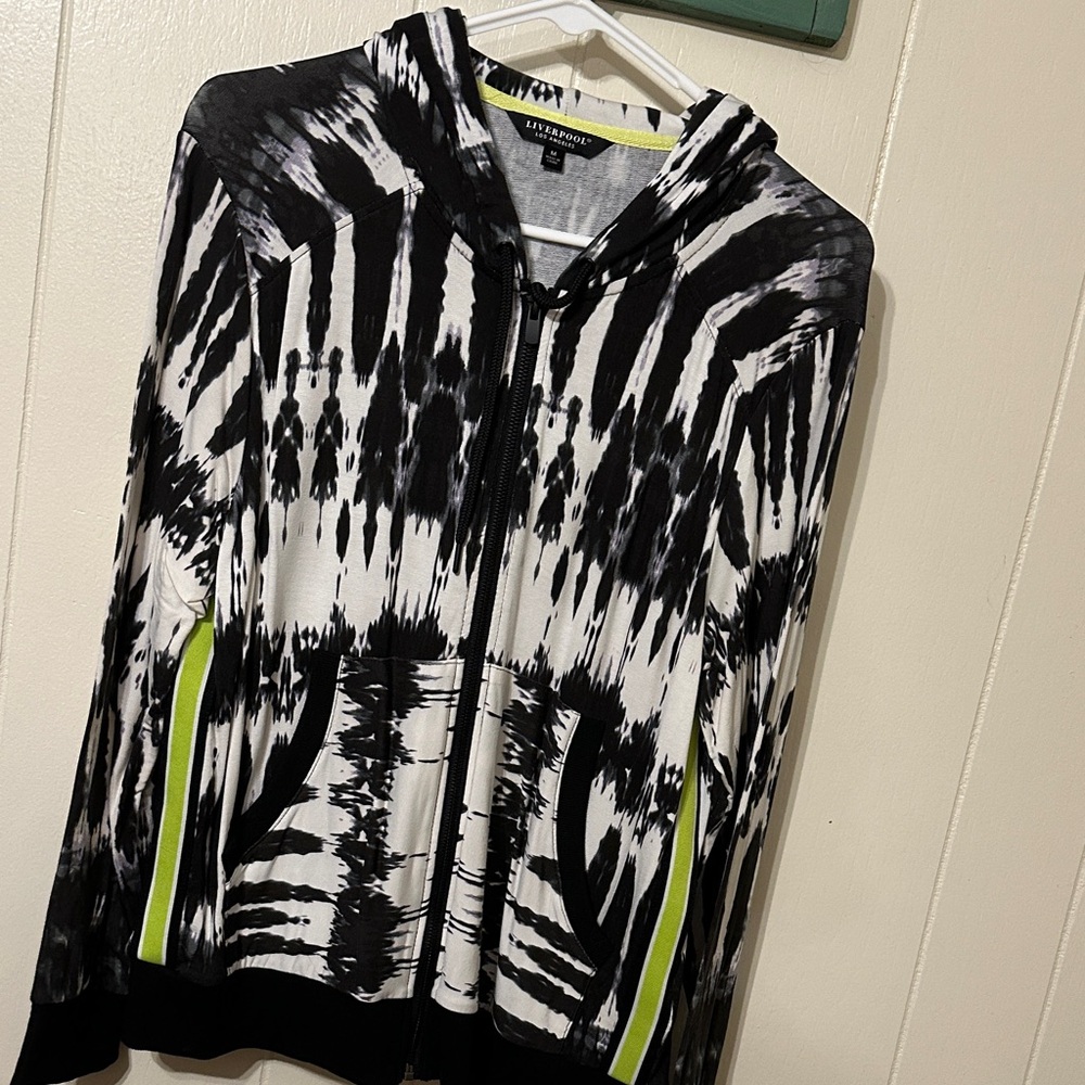 Liverpool Black and White Patterned Jacket